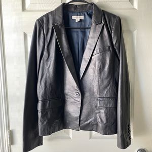 Treasure & Bond Leather Blazer